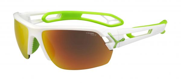 Slnečné okuliare Cébé S'Track Medium Shiny White Anis 1500 GreM