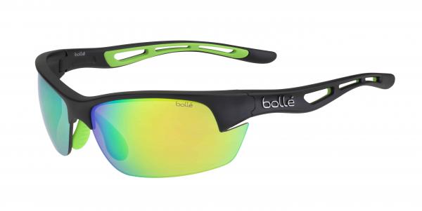 Slnečné okuliare Bollé Bolt S Matte Black/Green Rubber Brown Eme S