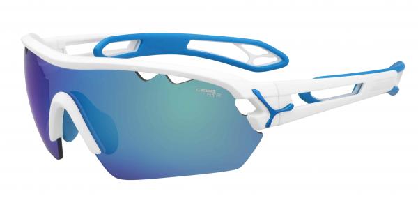 Slnečné okuliare Cébé S'Track Mono M Matt White Blue 1500 GreyM