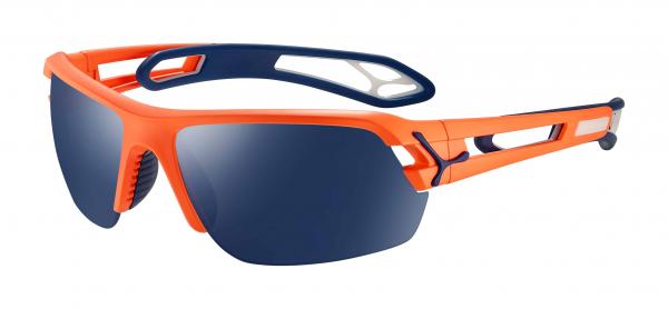 Slnečné okuliare Cébé S'Track M Matt Neon Orange Navy Zone Vario Grey Cat.0-3 Blue AfM